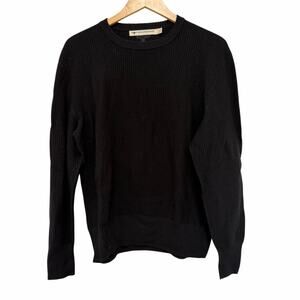 Untouched World Black Liv Merino Wool Knit Sweater Sz XL